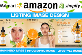 do amazon product listing images design,storefront pictures,main photos editing