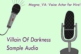 voice a serious and professional character for your project