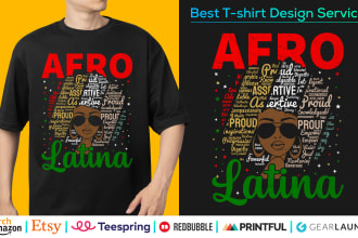 do custom apparel or bundle t shirt design for pod
