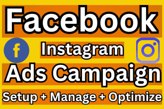 setup profitable facebook ads and instagram ads campaign