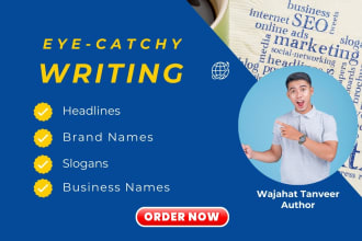 craft catchy headlines brand names slogans super engagement
