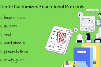 create and review educational material