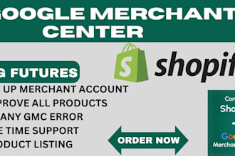 complete google merchant center and shopping ads setup for your store