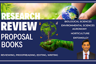 do critical proofread of proposals, articles in biological and environ sciences