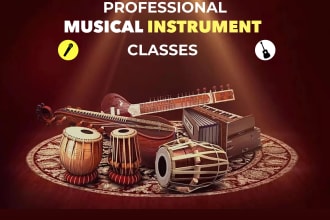 teach any musical instrument of your choice