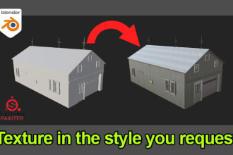 do a textute and uv mapping for your 3d model