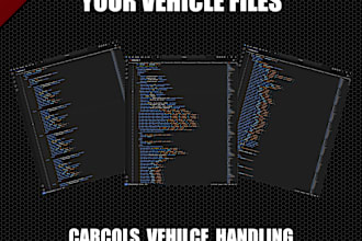 edit your fivem vehicle files