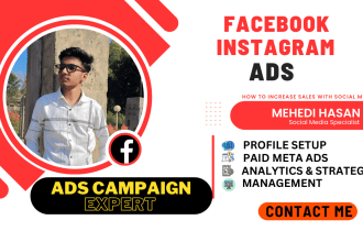 skyrocket your leads and sales with high converting meta ads campaign