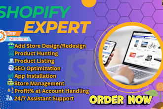 do shopify store design or shopify website design