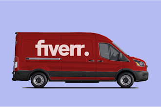 do professional car, van and truck wrap, mockup designs