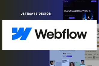 design or develop webflow website, figma to webflow