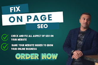 do complete website on page SEO for better ranking