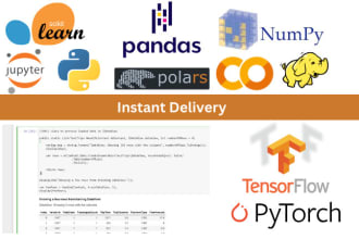 do your eda, data analysis, deep learning, spark, hadoop