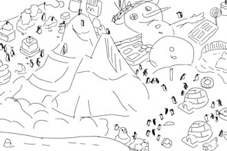 draw concept art or sketch character design