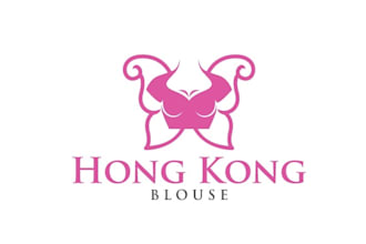 design top quality unique hong kong blouse logo
