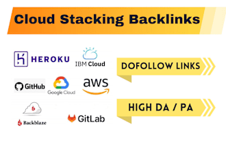 provide high quality contextual dofollow cloud stacking backlinks