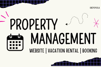 property management website, vacation rental website hotel booking wix wordpress