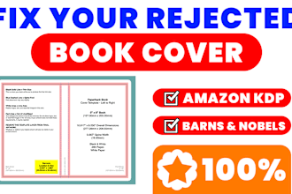 do professional book cover design or kindle cover design