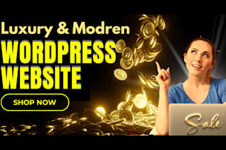 develop luxury portfolio blogs or business website