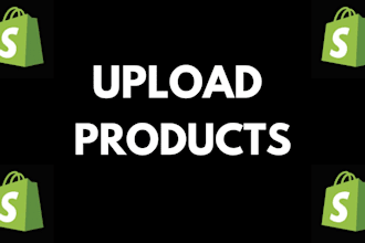 upload products or add products to your shopify store