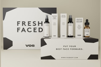 realistic cosmetic and skincare 3d product render for amazon