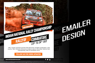 design professional responsive email newsletter