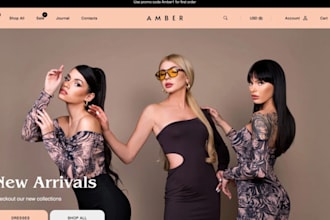 design clothing website, y2k streetwear website, shopify clothing brand website
