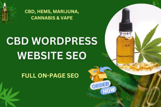 cannabis wordpress website on page SEO product tags, image alt tags