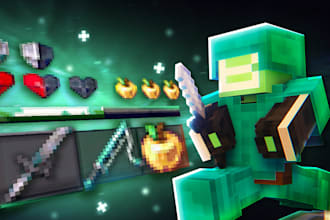 make a pvp texture pack thumbnail for your youtube video