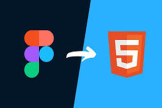 convert figma to html, psd to html, figma to tailwind CSS, bootstrap5