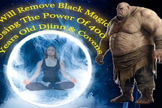 remove black magic using the power of 400 years old djinn and covens