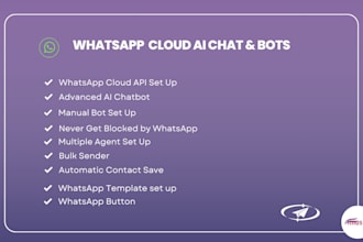 set up whatsapp cloud ai chat and bots