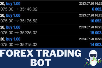 develop forex trading bot, forex ea bot, forex bot, hft bot