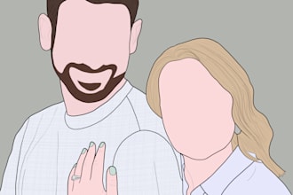 create custom digital faceless portraits for you