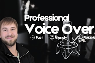 be your english youtube voiceover talent