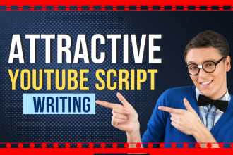 write creative youtube video script for you