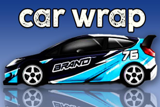 do racing car wrap, car wrap, livery car wrap vehicle