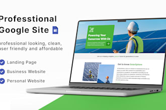 create professional google site for your business