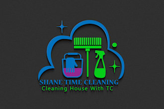 design residential and commercial cleaning service logo