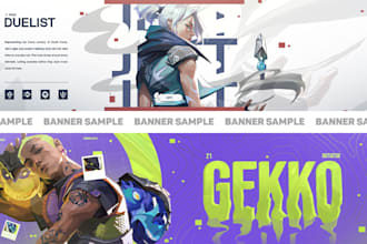 make you a cool banner or header for social media