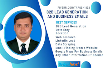 targeted b2b lead generation and email list building