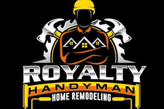 design luxury handy man logo