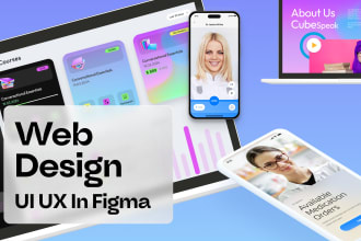 design web template web design UI UX in figma