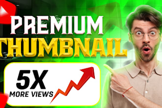 design youtube thumbnails and social media posts,