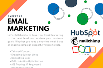 do targeted email marketing on mailchimp or hubspot