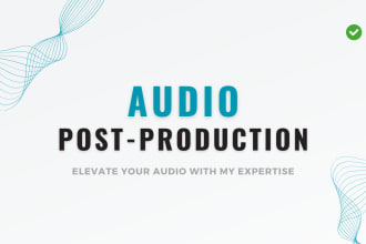 work on audio post production