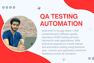 be your automation QA expert for your apps and website