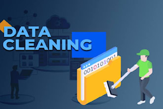 do data cleaning ,data analysis, excel, data entry, convert files