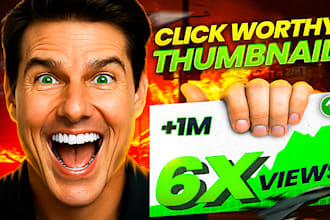 create eyecatching gaming youtube thumbnails in 3 hours