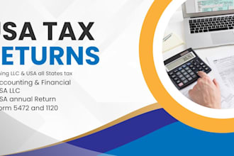 file annual report for USA llc and tax return